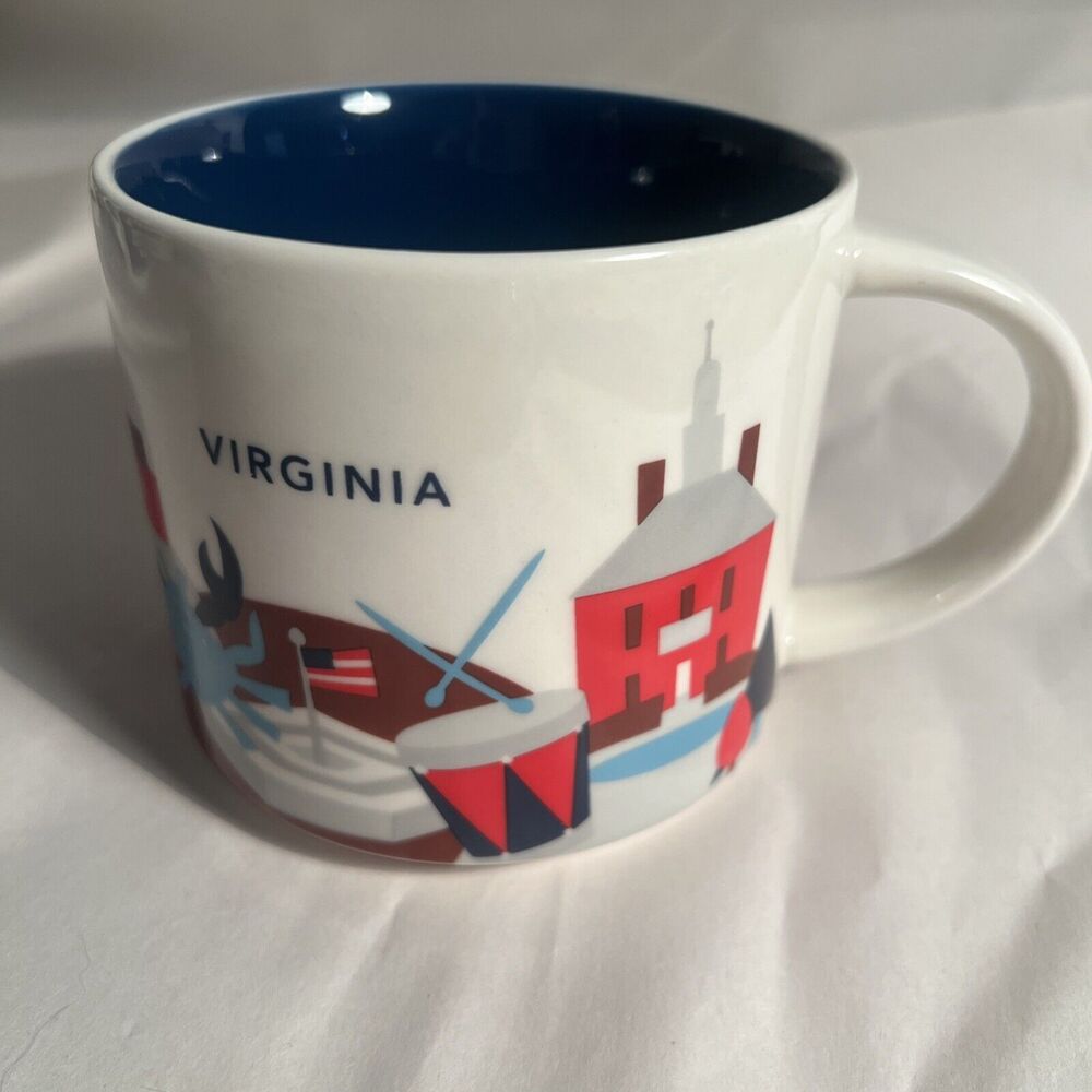 STARBUCKS ~ Virginia ~ "You Are Here" Icon Mug